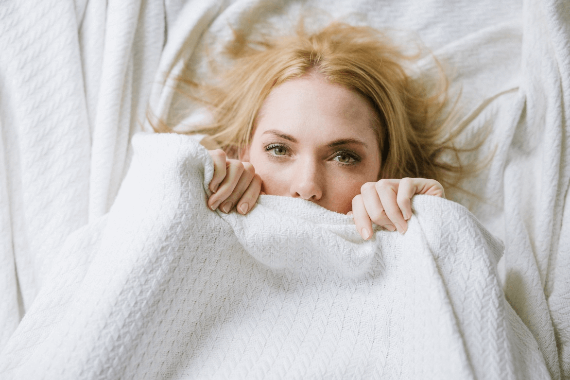 Woman lying